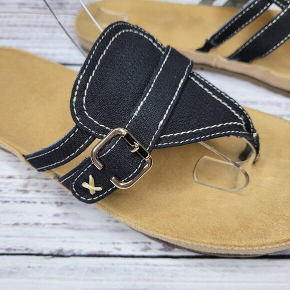 Dr. Scholl's Fastbreak Thong Sandals Black EUC | 8 - Picture 6 of 8